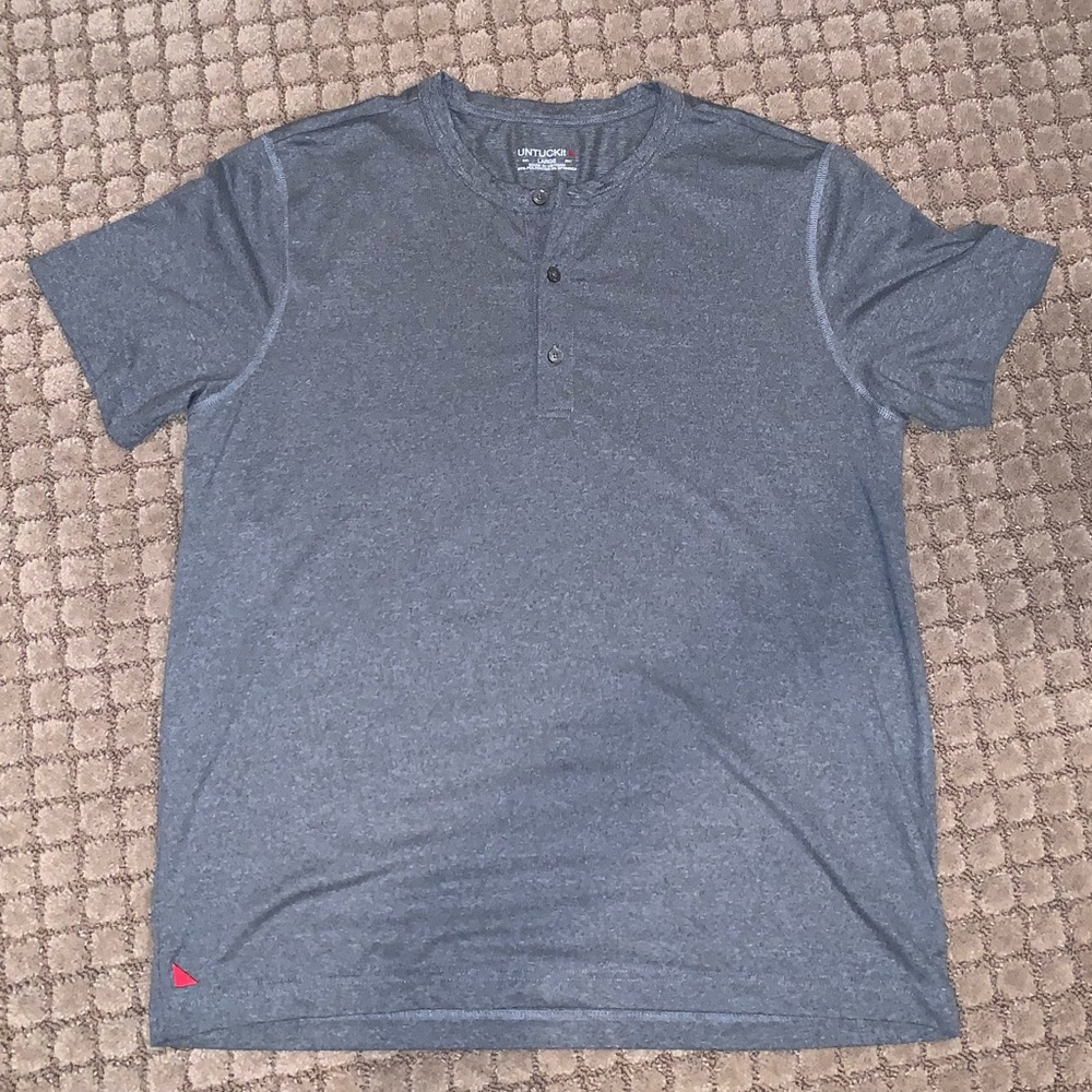 Untuck it Grey Button Men’s Shirt